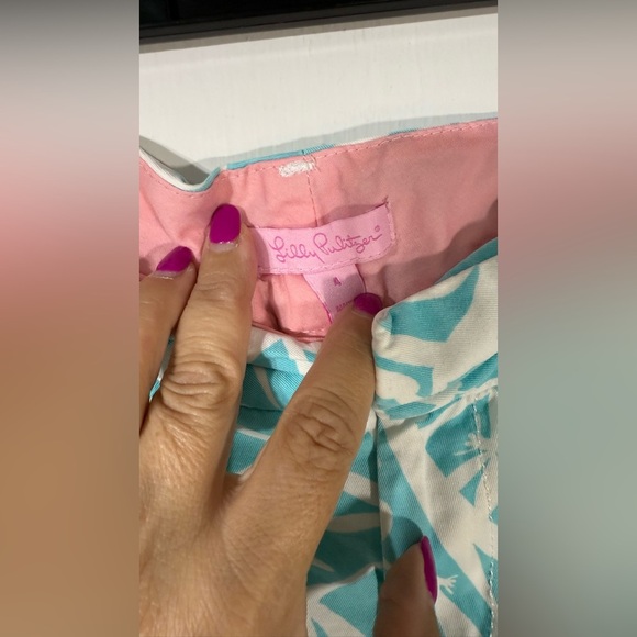 Lilly Pulitzer dragonfly print pants 100% Cotton - Picture 3 of 5